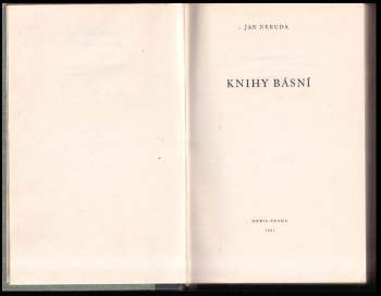 Jan Neruda: Knihy básní