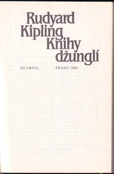 Rudyard Kipling: Knihy džunglí