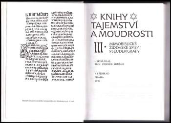 Knihy tajemství a moudrosti