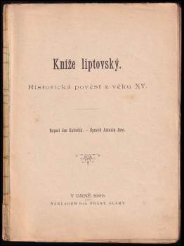 Ján Kalinčiak: Kníže liptovský