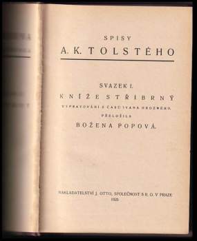 Aleksej Konstantinovič Tolstoj: Kníže Stříbrný