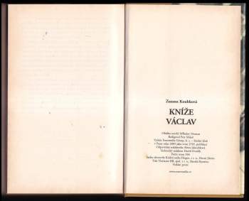 Zuzana Koubková: Kníže Václav