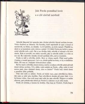 Ondřej Sekora: Knížka Ferdy Mravence