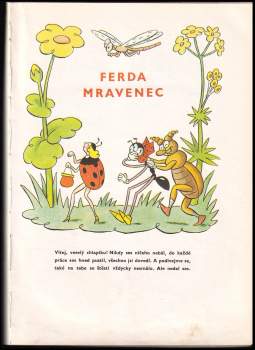 Ondřej Sekora: Knížka Ferdy Mravence