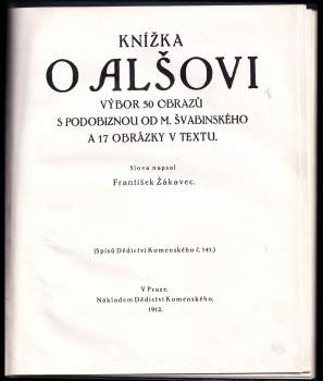 František Žákavec: Knížka o Alšovi