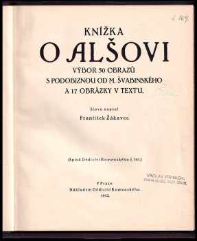 František Žákavec: Knížka o Alšovi