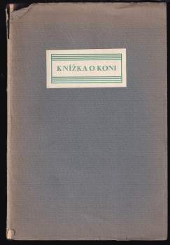 Otto František Babler: Knížka o koni