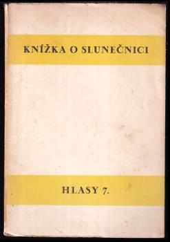 Knížka o slunečnici
