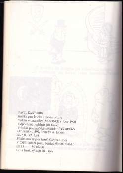 Pavel Kantorek: Knížka pro kočku a nejen pro ni