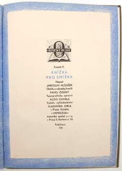 Jaroslav Hloušek: Knížka pro smíška