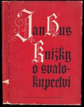 Jan Hus: Knížky o svatokupectví