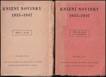 Knižní novinky 1935-1947