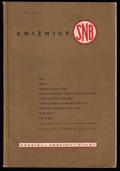 Josef Görner: Knižnice SNB pro kriminalistiku - ročník 2, číslo 4