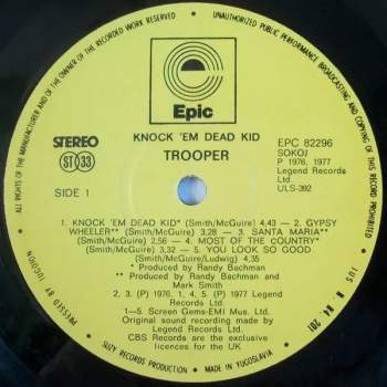 Trooper: Knock 'Em Dead Kid