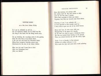 Carolyn Kizer: Knock upon Silence