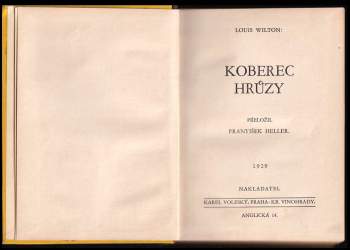 Louis Weinert-Wilton: Koberec hrůzy
