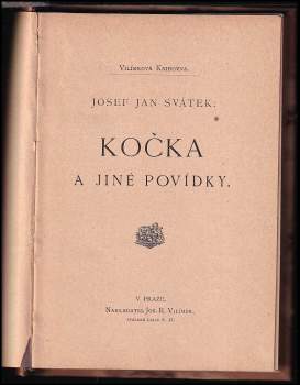 Josef Jan Svátek: Kočka a jiné povídky