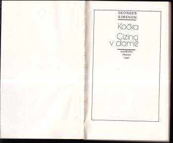 Georges Simenon: Kočka ; Cizinci v domě