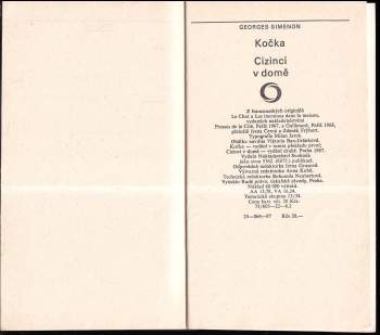 Georges Simenon: Kočka ; Cizinci v domě