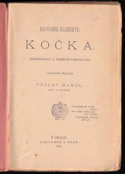 Giovanni Rajberti: Kočka