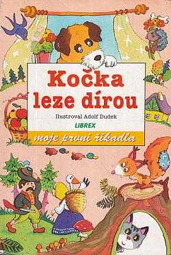 Kočka leze dírou