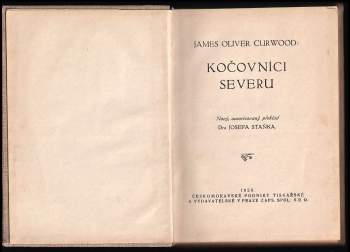 James Oliver Curwood: Kočovníci severu