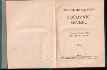 James Oliver Curwood: Kočovníci severu