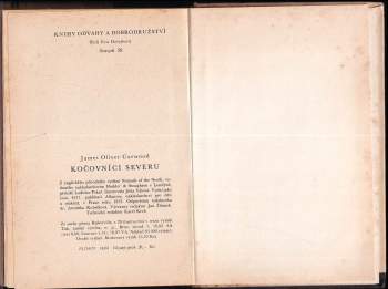 James Oliver Curwood: Kočovníci severu