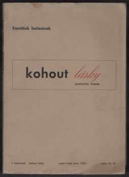František Heřmánek: Kohout lásky