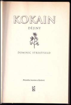 Dominic Streatfeild: Kokain