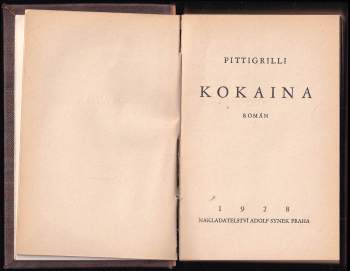 Pitigrilli: Kokain