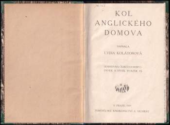 Lydia Kolátorová: Kol anglického domova