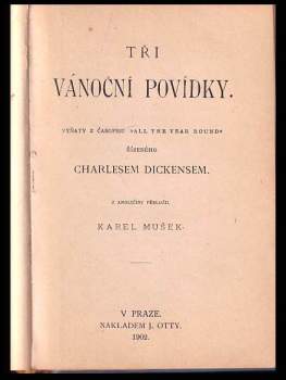 Charles Dickens: Tři vánoční povídky