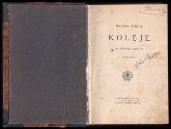 Václav Štech: Koleje