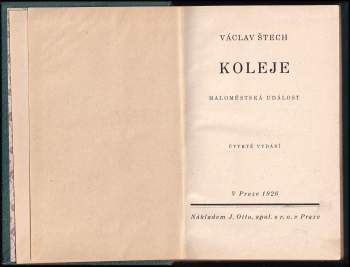 Václav Štech: Koleje