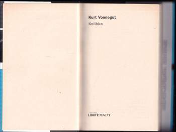 Kurt Vonnegut: Kolíbka