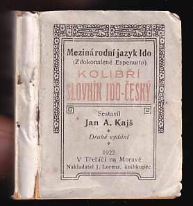 Kolibří slovník Ido-český mezinárodní jazyk Ido (Zdokonalené Esperanto)