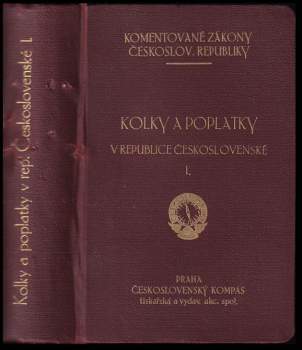 Kolky a poplatky v republice Československé