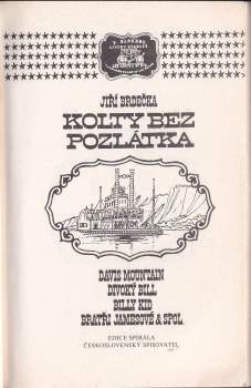 Jiří Brdečka: Kolty bez pozlátka