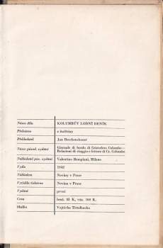 Kryštof Kolumbus: Kolumbův lodní deník