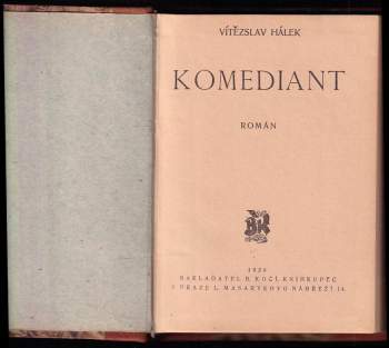 Vítězslav Hálek: Komediant