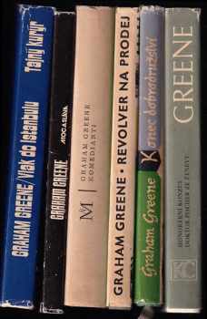 Graham Greene: KOMPLET Graham Greene 6X Honorární konzul ; Doktor Fischer ze Ženevy, aneb, Večírek s třaskavinou + Konec dobrodružství + Revolver na prodej + Komedianti + Moc a sláva + Vlak do Istanbulu ; Tajný kurýr