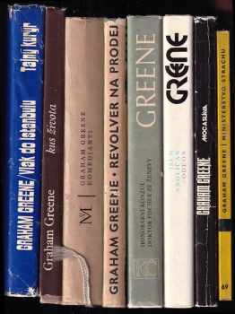 KOMPLET Graham Greene 8X Vlak do Istanbulu ; Tajný kurýr + Ministerstvo strachu + Kus života + Komedianti + Revolver na prodej + Honorární konzul ; Doktor Fischer ze Ženevy, aneb, Večírek s třaskavinou + Jsem Angličan + Moc a sláva - Graham Greene, Graham Greene, Graham Greene, Graham Greene, Graham Greene, Graham Greene, Graham Greene, Graham Greene, Graham Greene, Karel Vaca (1964, Mladá fronta) - ID: 658815