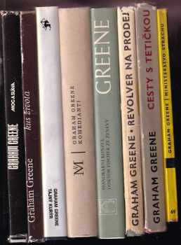Graham Greene: KOMPLET Graham Greene 8X Honorární konzul ; Doktor Fischer ze Ženevy, aneb, Večírek s třaskavinou + Moc a sláva + Ministerstvo strachu + Kus života + Tajný kurýr + Komedianti + Revolver na prodej + Cesty s tetičkou