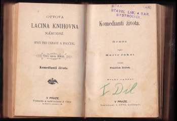 Mór Jókai: Komedianti života I - III - KOMPLETNÍ DÍLO