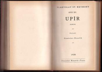 Władysław Stanisław Reymont: Upír