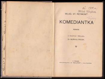 Władysław Stanisław Reymont: Komediantka