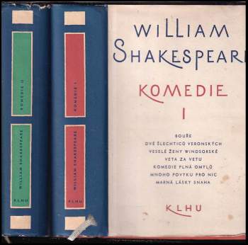 William Shakespeare: Komedie