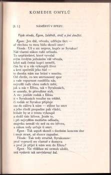 William Shakespeare: Komedie
