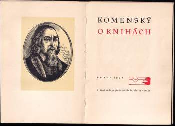 Jan Amos Komenský: Komenský o knihách
